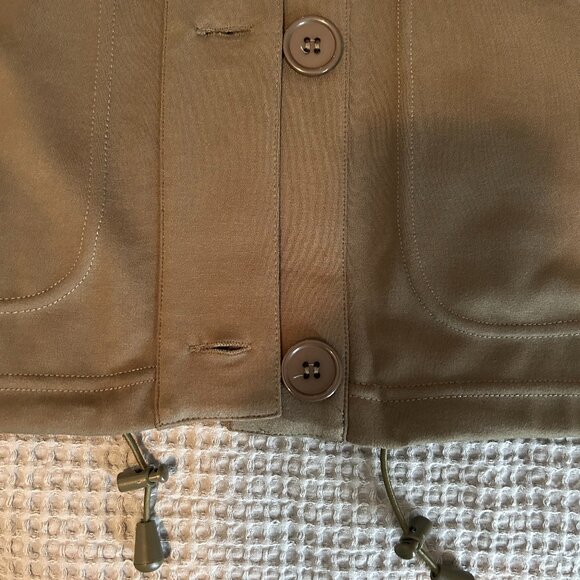 Max Studio Sage Green Utility Jacket NWT Sz Small - Picture 4 of 7